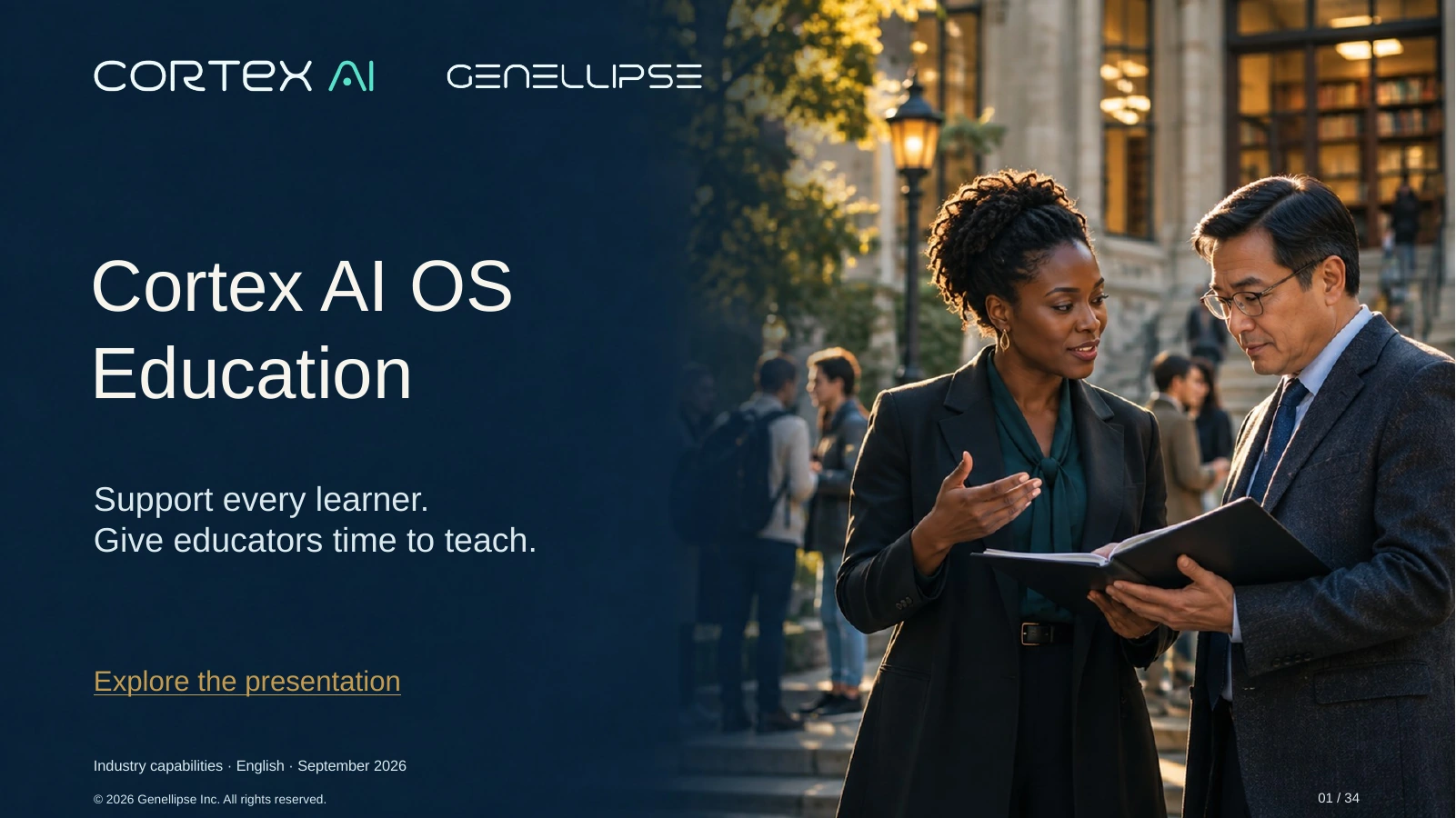 Education — Cortex AI presentation cover