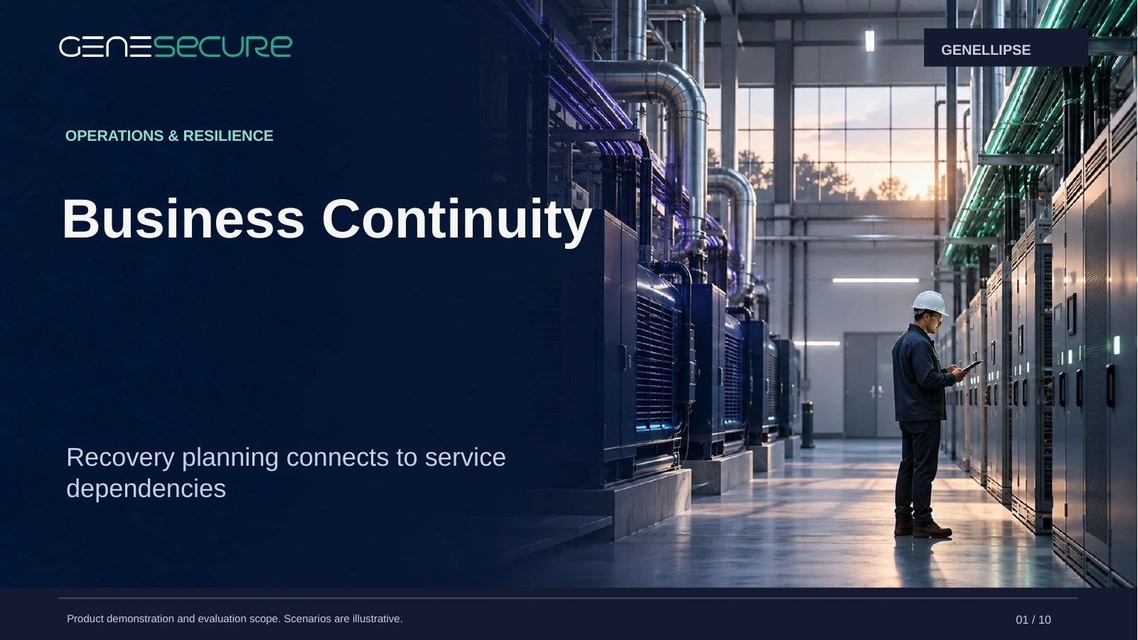 Business Continuity presentation cover