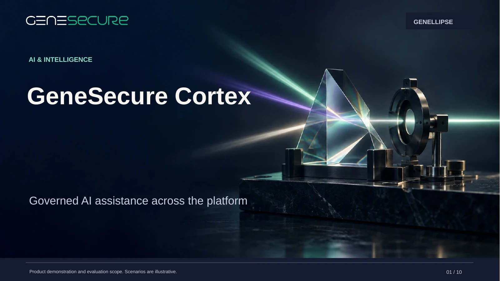 GeneSecure Cortex presentation cover